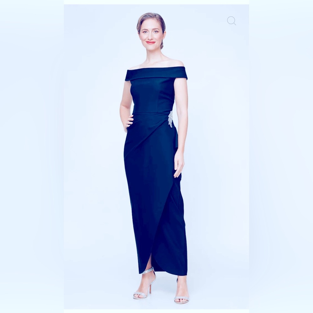 Alex Evenings off-the-shoulder gown